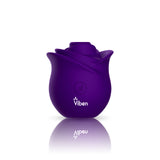 Viben Zen Rose Clitoral & Nipple Stimulator — Violet - VB-75013