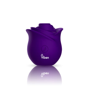 Viben Zen Rose Clitoral & Nipple Stimulator — Violet - VB-75013