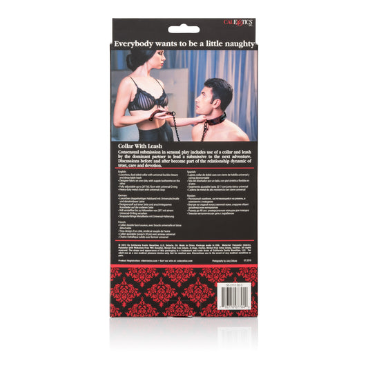 CalExotics Scandal Collar with Leash - SE2712503