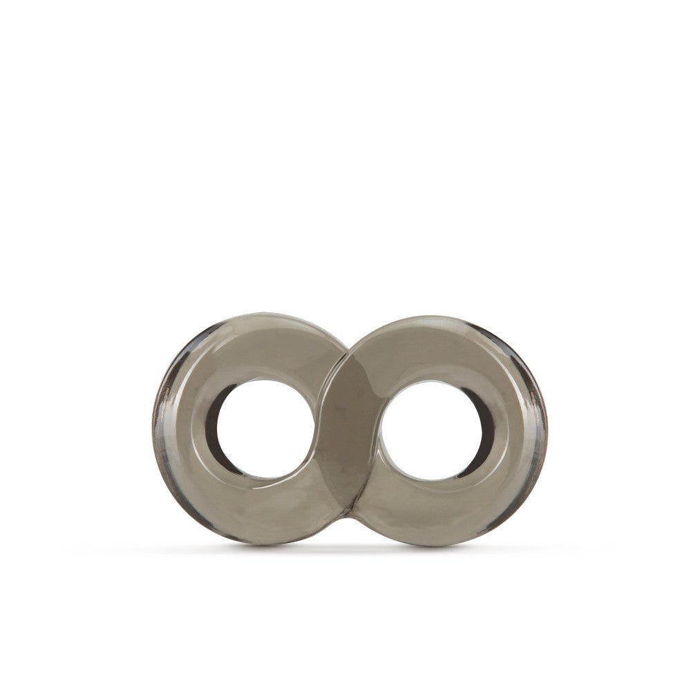 Blush Stay Hard Cock Ring and Ball Strap — Black - BL-00465