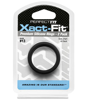 Perfect Fit Xact-Fit Cock Rings, Size #13 — 2-Pack - PF-CR76B
