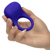 CalExotics Rumbler Rumble Ring — Rechargeable Purple Cock Ring (3.75 x 2 in) - SE4376003