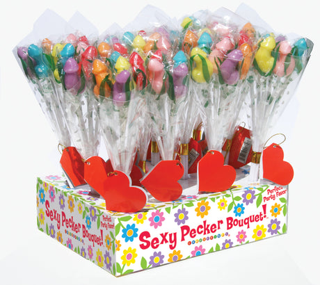 Candy Penis Bouquet - 12 Piece Display by Little Genie