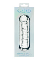 Clarity Glass Dildo - Seraphic Spiral by Clarity