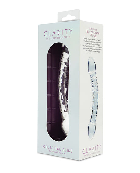 Clarity Celestial Bliss Glass Double-Ended Dildo