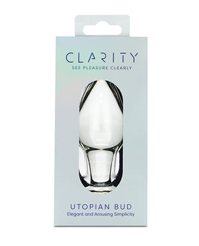 Clarity Glass Dildo - Utopian Bud by Clarity