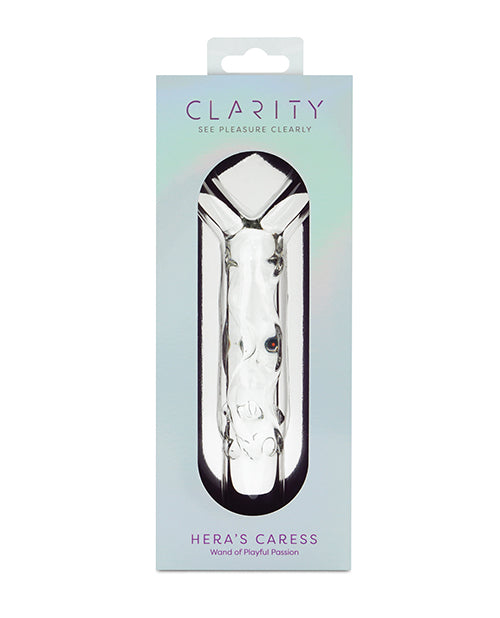 Clarity Glass Dildo - Hera's Caress by Clarity