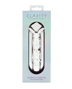 Clarity Glass Dildo - Hera's Caress by Clarity