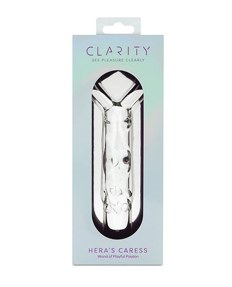 Clarity Glass Dildo - Hera's Caress by Clarity