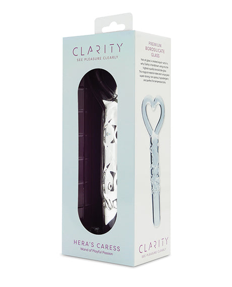 Clarity Hera's Caress Glass Dildo — 5.9 in