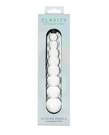 Clarity Glass Dildo - Elysian Pearls by Clarity