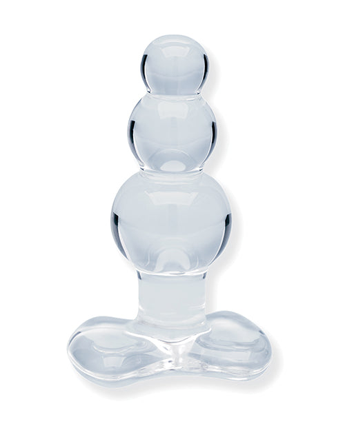Clarity Utopian Reverie Glass Anal Dildo, 3.6 Inch