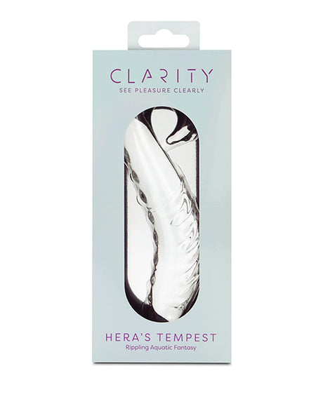 Clarity Glass Dildo - Hera's Tempest by Clarity