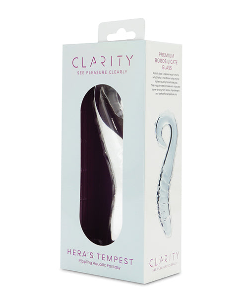 Clarity Glass Dildo - Hera's Tempest by Clarity