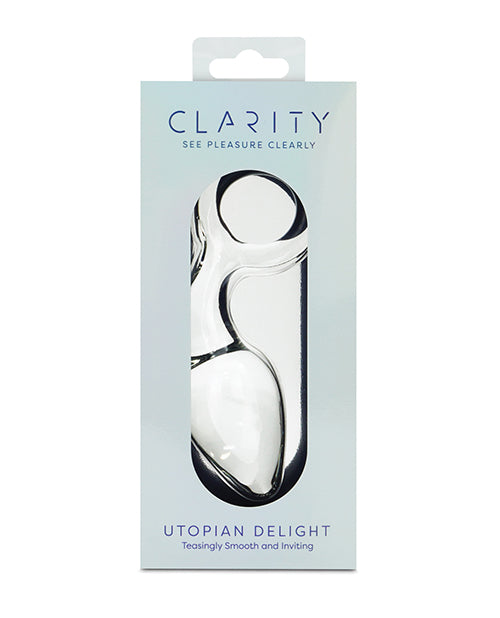 Clarity Glass Dildo - Utopian Delight by Clarity
