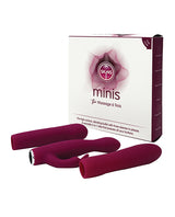 Skins Minis Massage A Trois Bullet Vibrator, Magenta