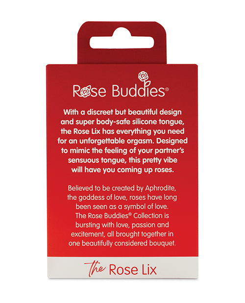 Creative Conceptions Rose Lix Tongue Stimulator — Red