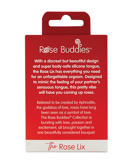 Creative Conceptions Rose Lix Tongue Stimulator — Red