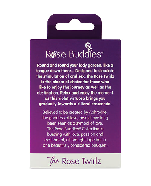 Skins Rose Buddies Rose Twirlz Vibrator — Purple