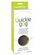 Quickie Ball Gag Large - Black by Quickie Gag
