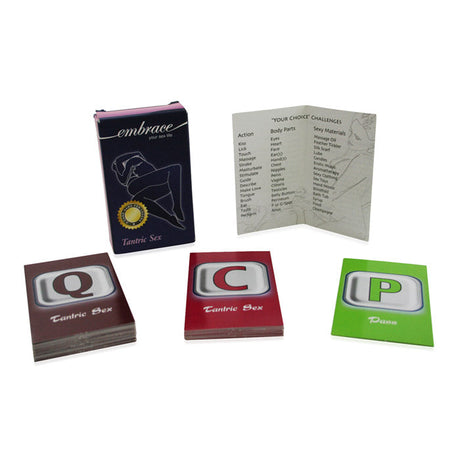 Copulus Games Tantric Sex Card Game — 50 Questions, 25 Challenges - CS111