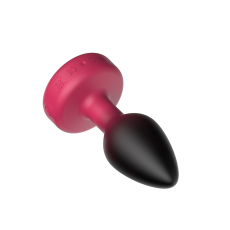 Viben Eluxe Vibrating Anal Plug — Ruby Ombr, Medium, Remote - VB-CC9155