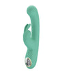 Pretty Love Lamar Silicone Rabbit Vibrator — LED Display, Turquoise, 7.5" - BW-500004LED-3
