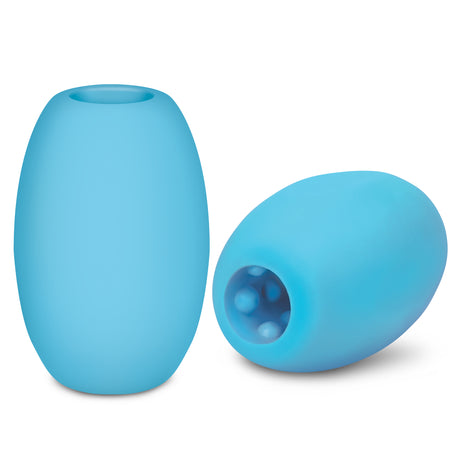 XGEN Zolo Mini Bubble Stroker — Squeezable Textured Sleeve, Blue - X-ZO6028