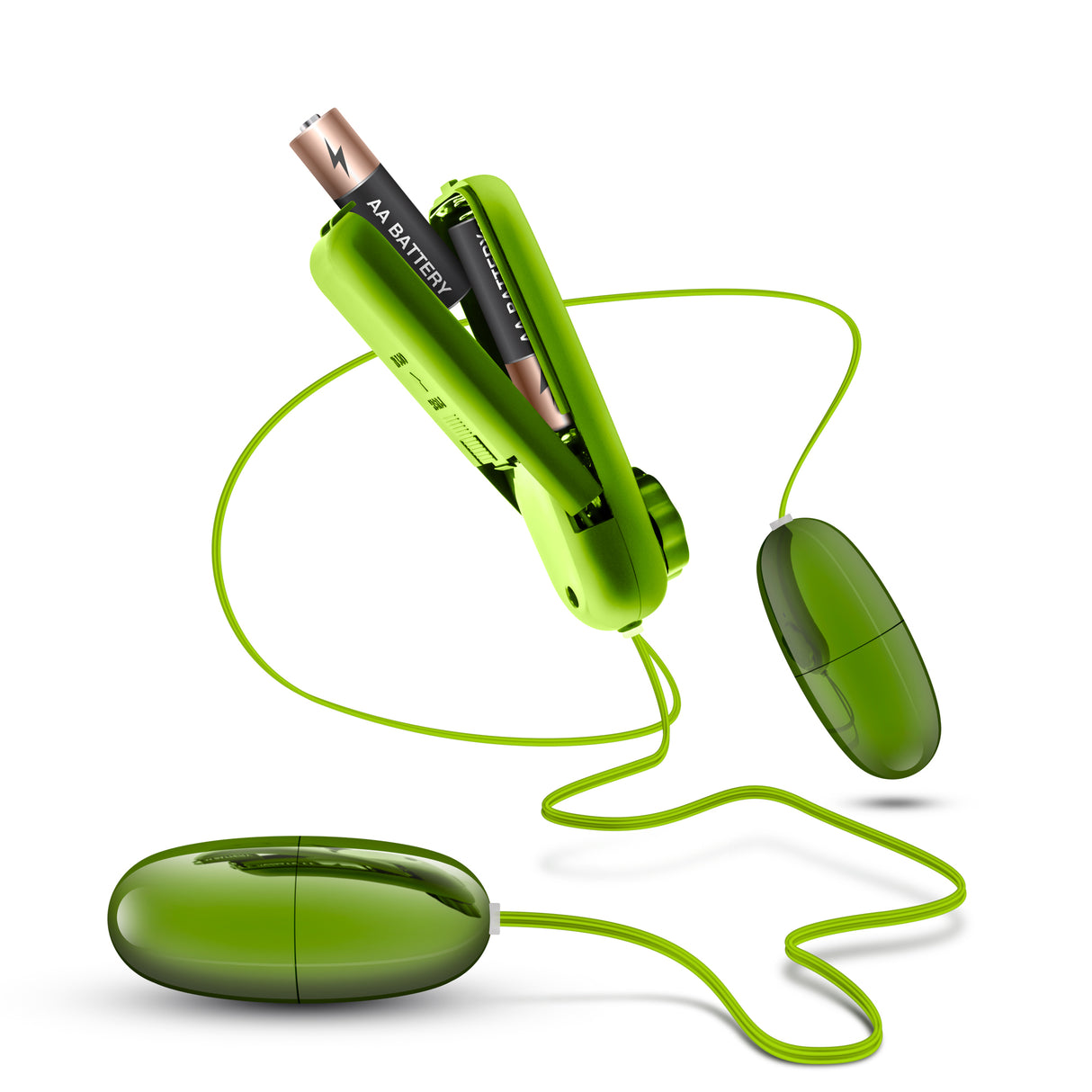 Blush Double Pop Eggs Dual Egg Vibrator, Lime - BL-25522