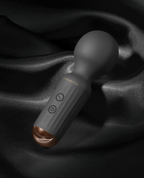 Coquette Small Wonder Mini Wand, Black/Rose Gold