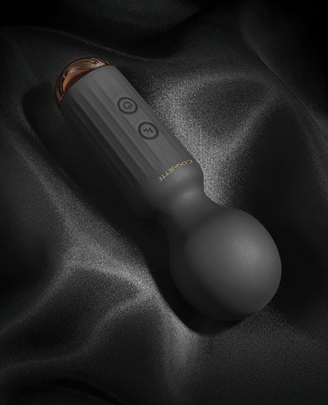 Coquette Small Wonder Mini Wand, Black/Rose Gold