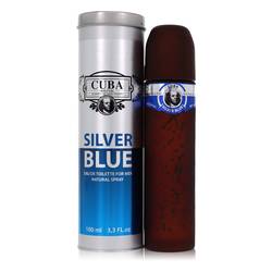 Cuba Silver Blue Eau De Toilette Spray By Fragluxe by Fragluxe