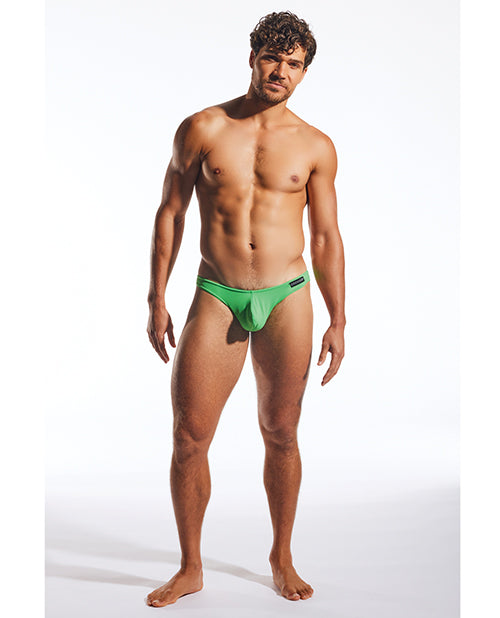 Cocksox Enhancing Pouch Brief - Palm Leaf Green SM by Cocksox
