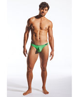 Cocksox Enhancing Pouch Brief - Palm Leaf Green SM by Cocksox