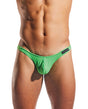Cocksox Enhancing Pouch Thong - Palm Leaf Green LG by Cocksox