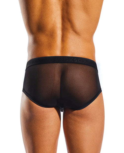 Cocksox Mesh Contour Pouch Sports Brief Nero XL by Cocksox