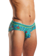 Cocksox Contour Pouch Sports Brief - Multi-Color Tiki SM by Cocksox