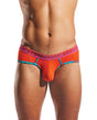 Cocksox Contour Pouch Sports Brief - Sunset Orange XL by Cocksox