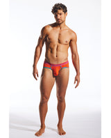 Cocksox Contour Pouch Sports Brief - Sunset Orange XL by Cocksox