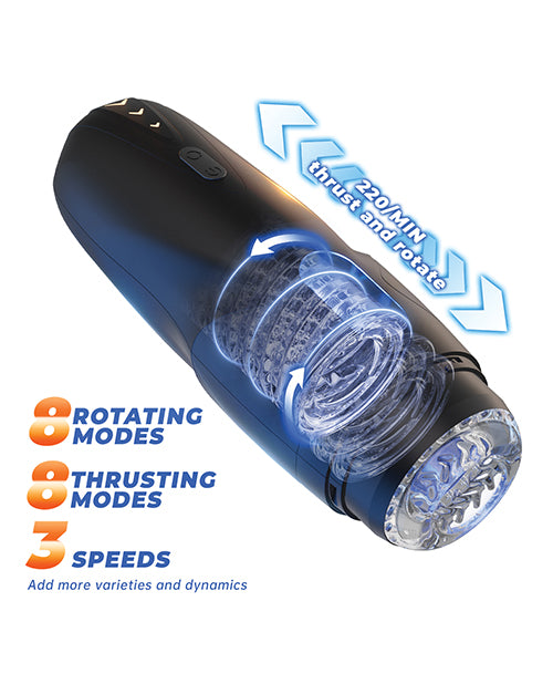 CyberSkin GalaxyVoy Thrusting & Rotating Male Masturbator