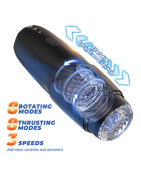 CyberSkin GalaxyVoy Thrusting & Rotating Male Masturbator