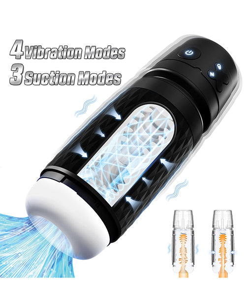 The Warrior Sucking & Vibrating Masturbator by CyberSkin