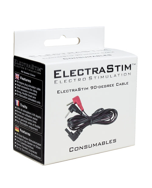 ElectraStim Cable with 90 Degree Plugs by ElectraStim