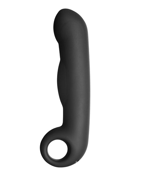 ElectraStim Ovid Silicone Noir Electro G-Spot Dildo, 5-inch