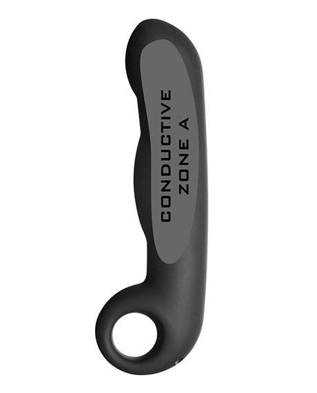 ElectraStim Ovid Silicone Noir Electro G-Spot Dildo, 5-inch