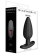 ElectraStim Silicone Noir Rocker Butt Plug - Large by ElectraStim