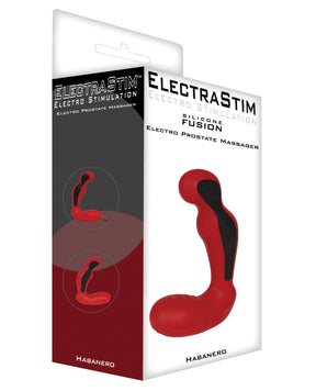 ElectraStim Silicone Fusion Habanero Prostate Massager - Red/Black by ElectraStim