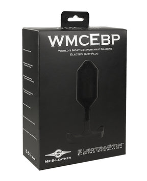 ElectraStim x Mr. S Leather - World's Most Comfortable Silicone Electro Butt Plug - Black by ElectraStim