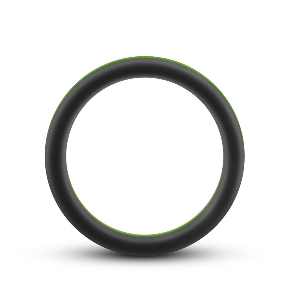 Blush Performance Silicone Go Pro Cock Ring — Black/Gold/Black - BL-91112