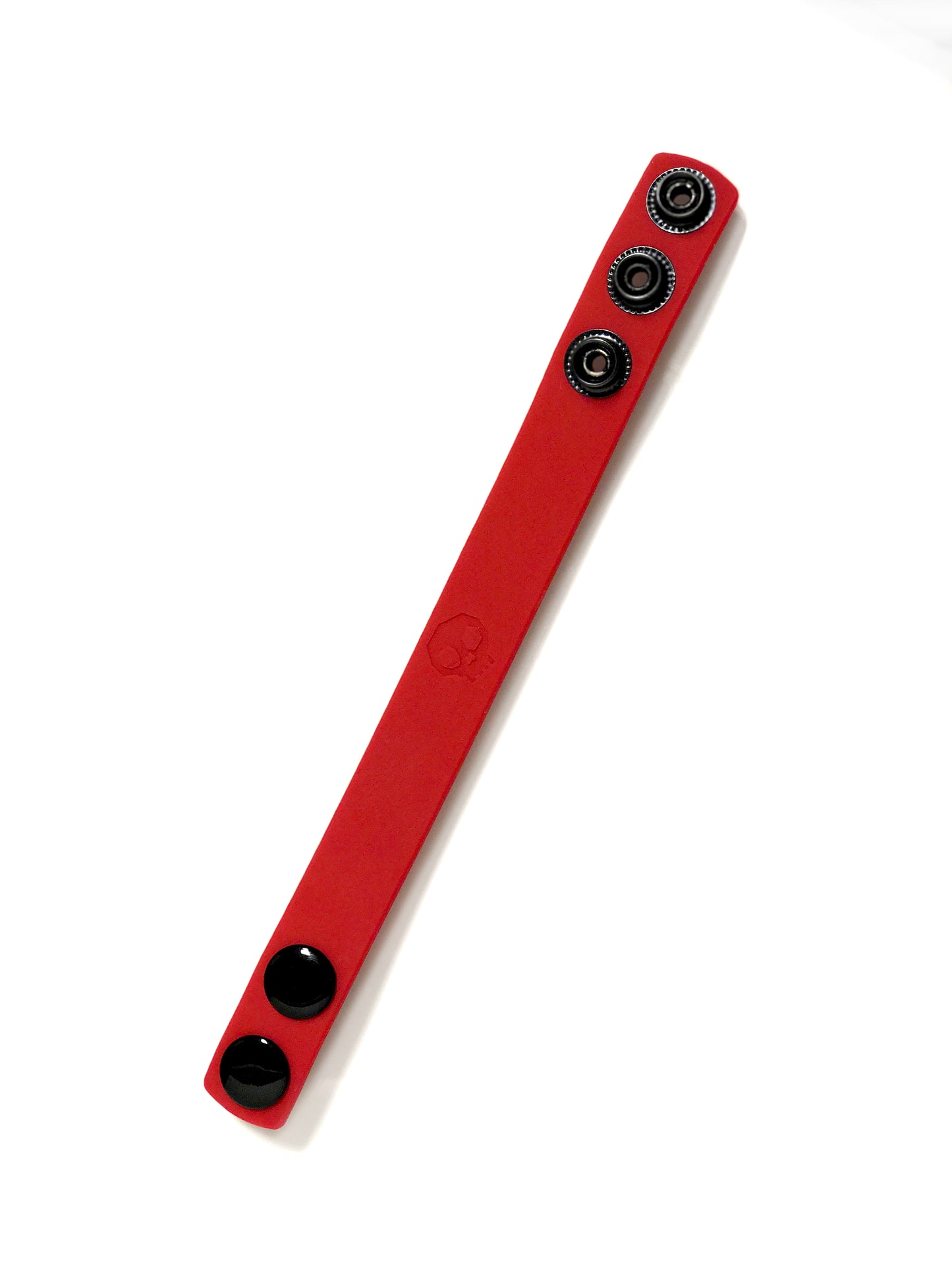 Boneyard Silicone Cock Strap 3 - Snap Ring - Red by Rascal